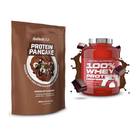 Protein-Frühstücks-Set: BioTech Protein + Scitec 100% Whey – alle enthaltenen Artikel