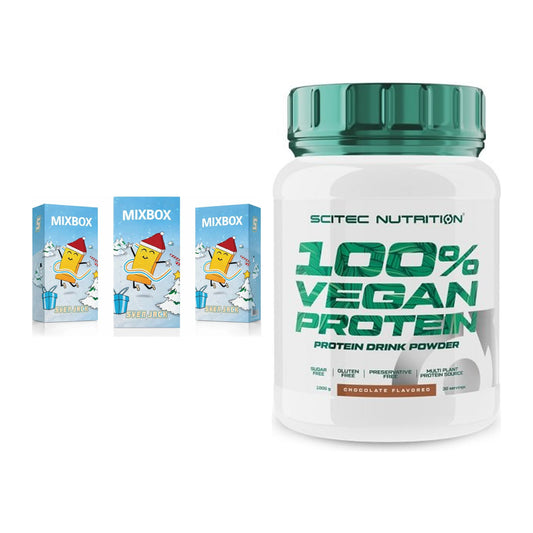 Protein-Frühstücks-Set: Sven Jack MIXBOX + Scitec 100% Vegan – alle enthaltenen Artikel