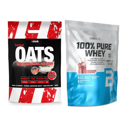 Protein-Frühstücks-Set: Sinob Instant Oats + BioTech 100% Pure Whey – alle enthaltenen Artikel