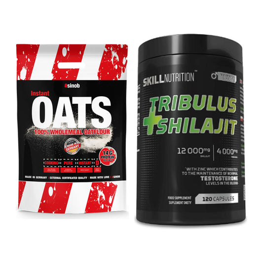 Protein-Frühstücks-Set: Sinob Instant Oats + Skill Nutrition Tribulus – alle enthaltenen Artikel