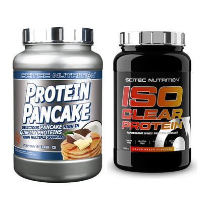 Protein-Frühstücks-Set: Scitec Protein + Scitec IsoClear – alle enthaltenen Artikel