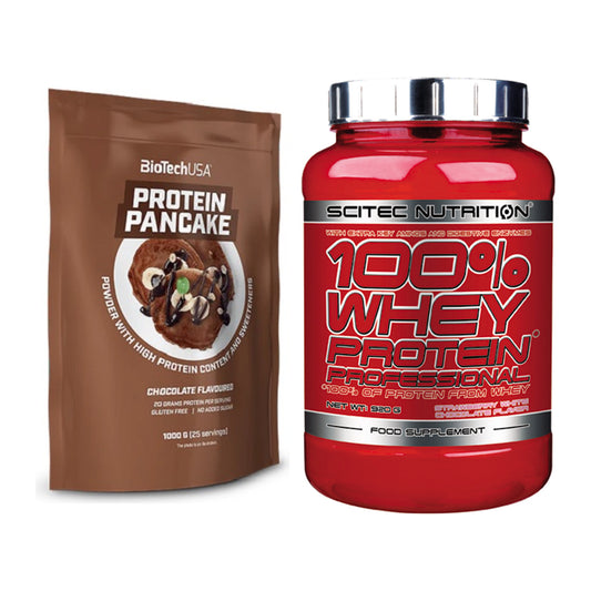 Protein-Frühstücks-Set: BioTech Protein + Scitec 100% Whey – alle enthaltenen Artikel
