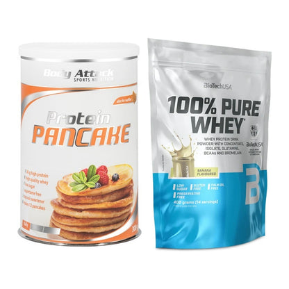 Protein-Frühstücks-Set: Body Attack Protein + BioTech 100% Pure – alle enthaltenen Artikel