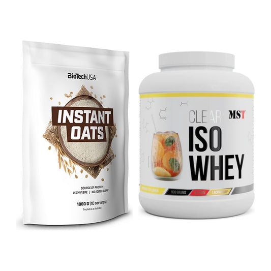 Protein-Frühstücks-Set: BioTech Instant Oats + MST Iso Clear – alle enthaltenen Artikel