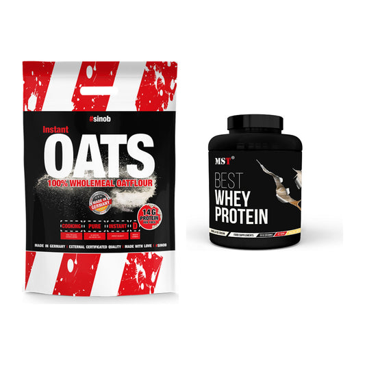 Protein-Frühstücks-Set: Sinob Instant Oats + MST Best Whey Protein – alle enthaltenen Artikel