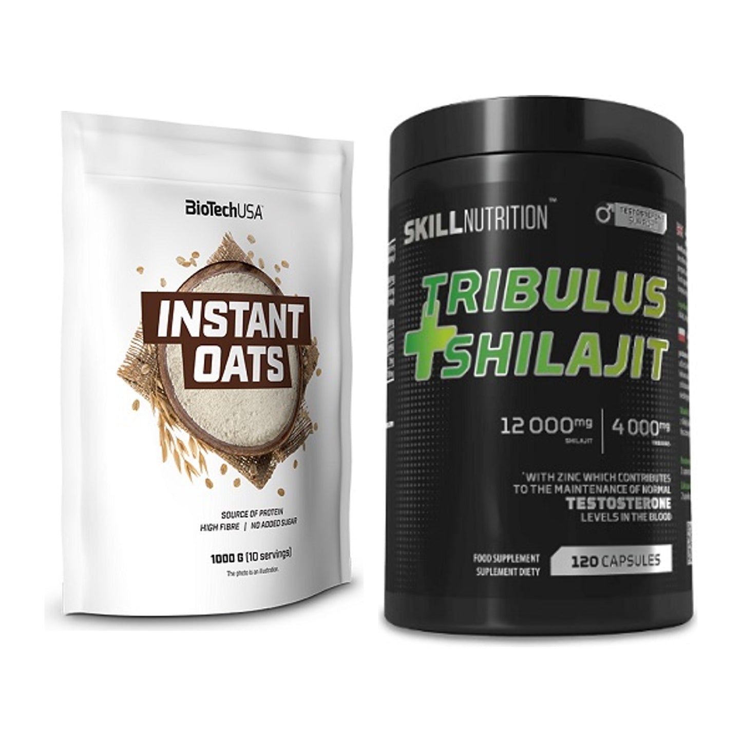 Protein-Frühstücks-Set: BioTech Instant Oats + Skill Nutrition – alle enthaltenen Artikel