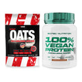 Protein-Frühstücks-Set: Sinob Instant Oats + Scitec 100% Vegan Protein – alle enthaltenen Artikel