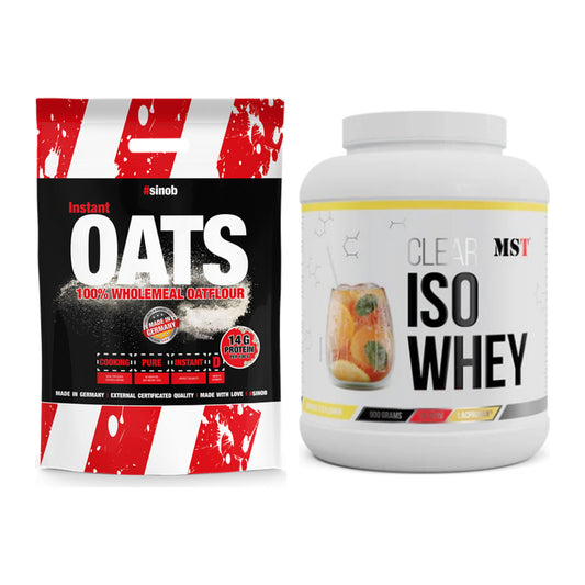 Protein-Frühstücks-Set: Sinob Instant Oats + MST Iso Clear – alle enthaltenen Artikel
