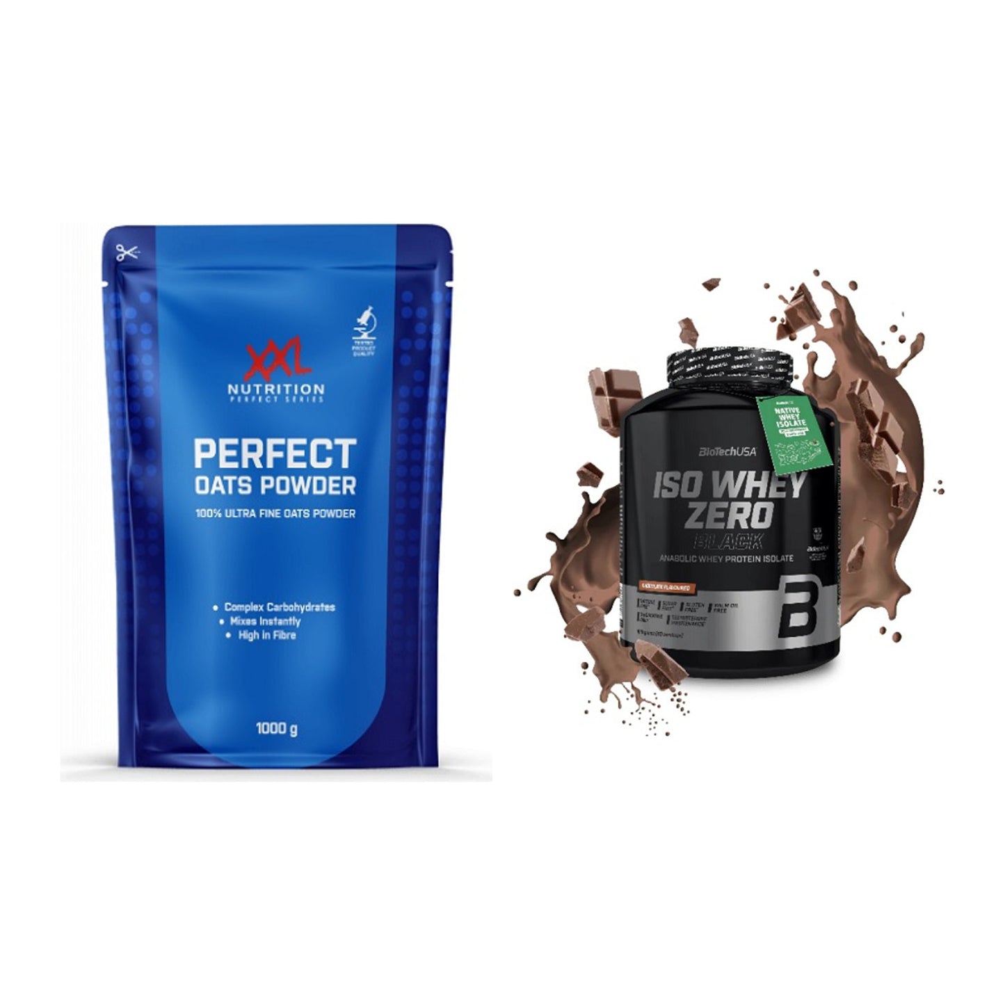 Protein-Frühstücks-Set: XXL Nutrition Perfect + BioTech Iso Whey Zero – alle enthaltenen Artikel