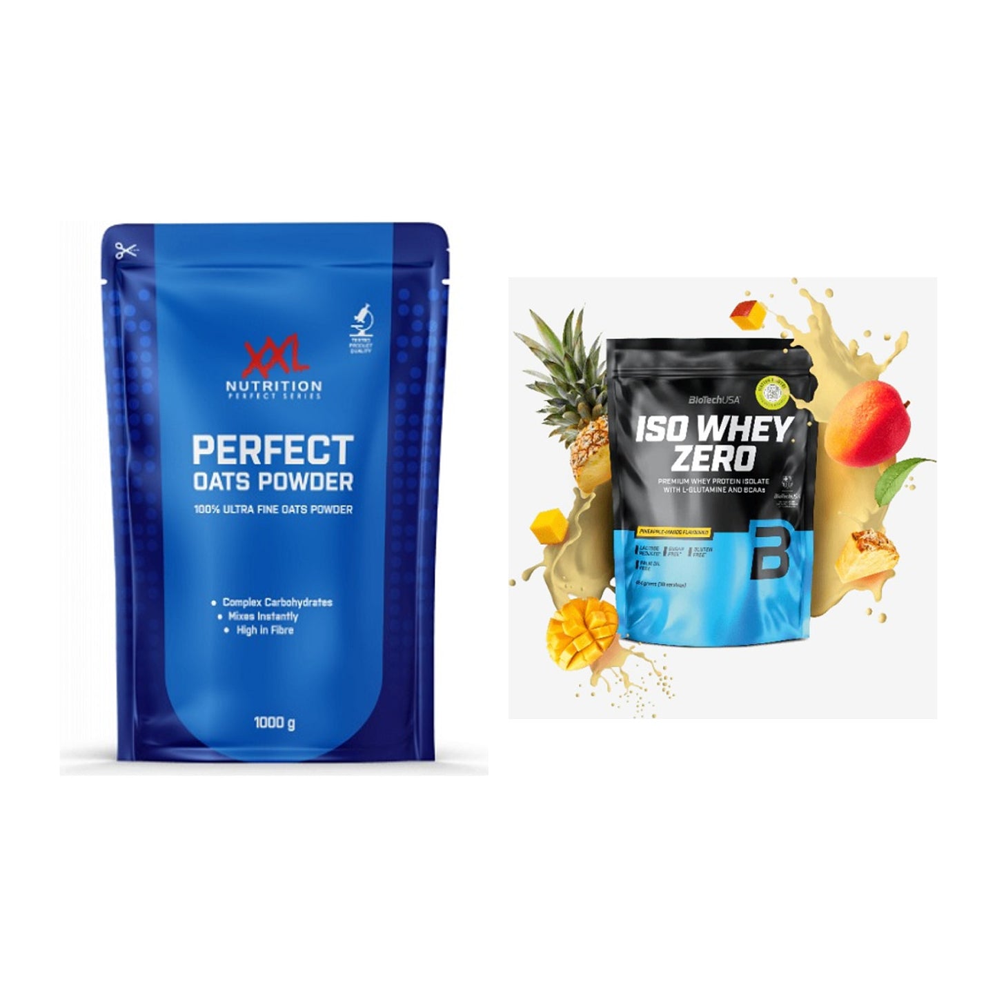 Protein-Frühstücks-Set: XXL Nutrition Perfect + BioTech Iso Whey Zero – alle enthaltenen Artikel