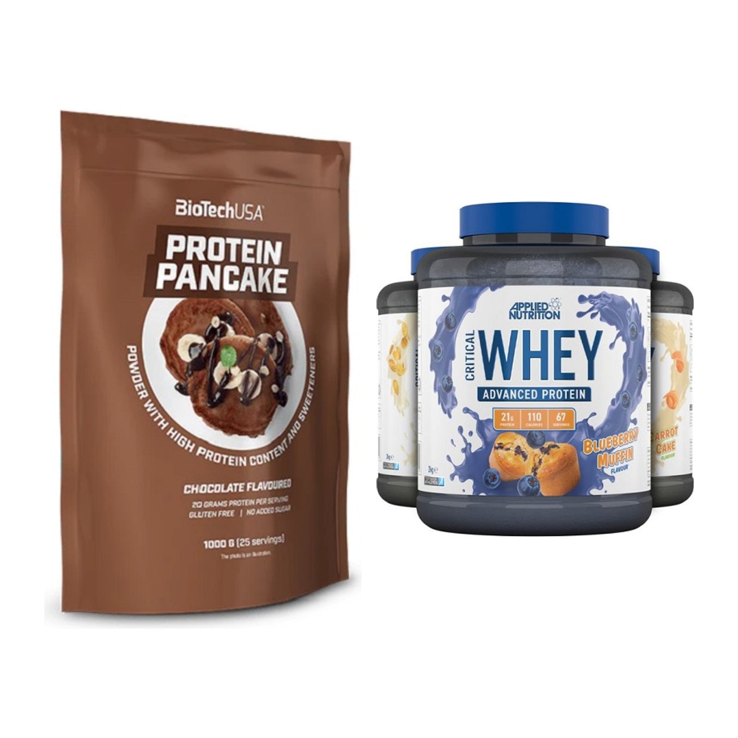 Protein-Frühstücks-Set: BioTech Protein + Applied Nutrition – alle enthaltenen Artikel