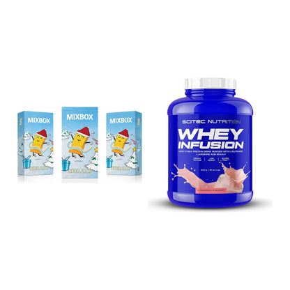 Protein-Frühstücks-Set: Sven Jack MIXBOX + Scitec Whey Infusion – alle enthaltenen Artikel