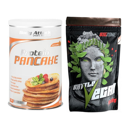 Protein-Frühstücks-Set: Body Attack Protein + Big Zone Battle Vegan – alle enthaltenen Artikel