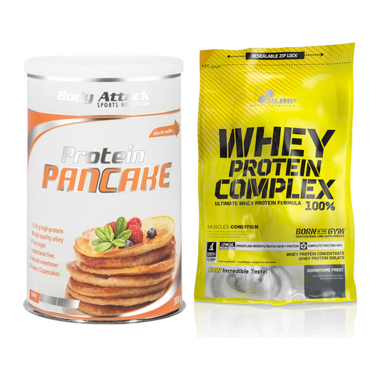 Protein-Frühstücks-Set: Body Attack Protein + Olimp Whey Protein – alle enthaltenen Artikel