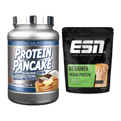 Protein-Frühstücks-Set: Scitec Protein + ESN Designer Vegan – alle enthaltenen Artikel