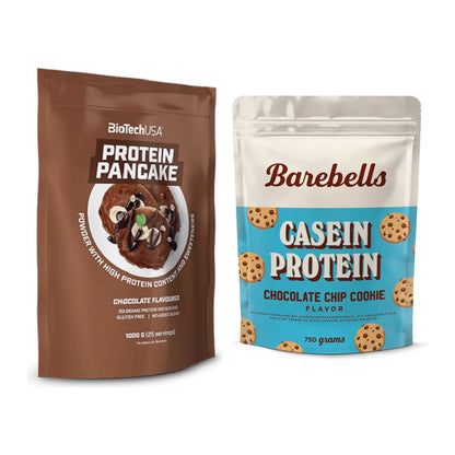 Protein-Frühstücks-Set: BioTech Protein + Barebells Casein – alle enthaltenen Artikel