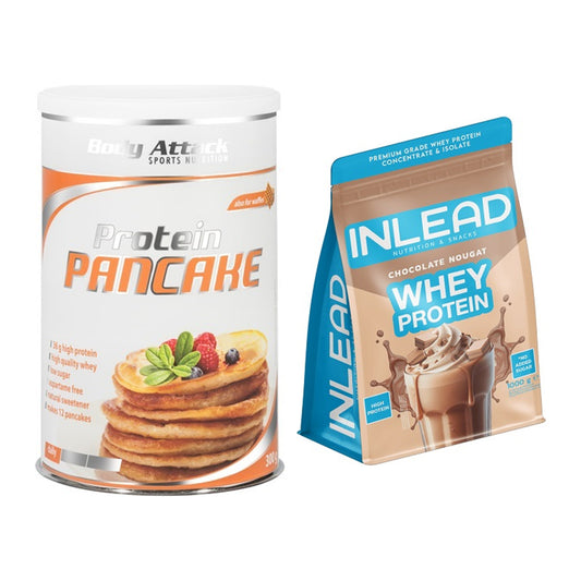 Protein-Frühstücks-Set: Body Attack Protein + INLEAD Whey Protein – alle enthaltenen Artikel