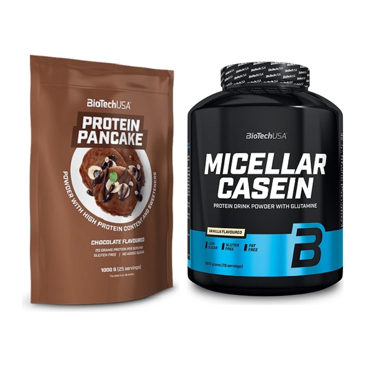 Protein-Frühstücks-Set: BioTech Protein + BioTech Micellar – alle enthaltenen Artikel