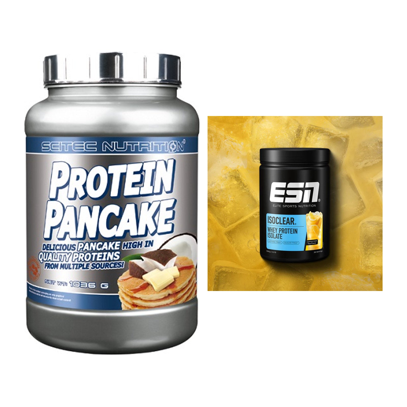 Protein-Frühstücks-Set: Scitec Protein + ESN ISOCLEAR Whey – alle enthaltenen Artikel