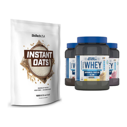 Protein-Frühstücks-Set: BioTech Instant Oats + Applied Nutrition – alle enthaltenen Artikel