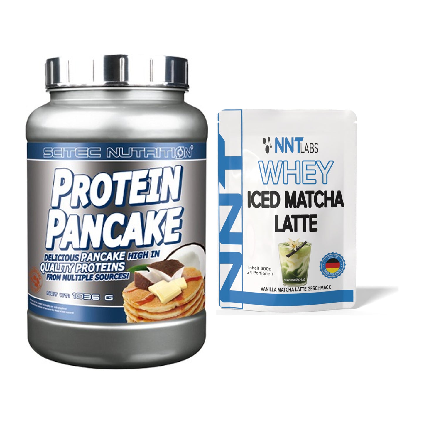 Protein-Frühstücks-Set: Scitec Protein + NNT Whey ICED MATCHA – alle enthaltenen Artikel
