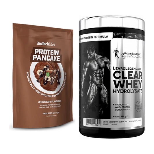 Protein-Frühstücks-Set: BioTech Protein + Kevin Levrone Clear – alle enthaltenen Artikel