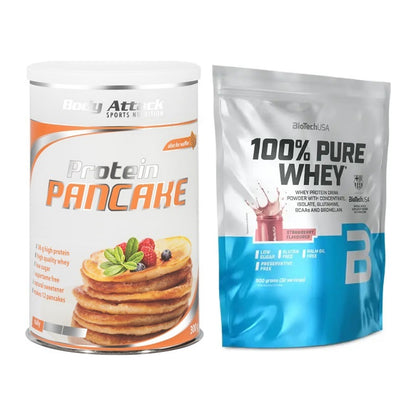 Protein-Frühstücks-Set: Body Attack Protein + BioTech 100% Pure – alle enthaltenen Artikel