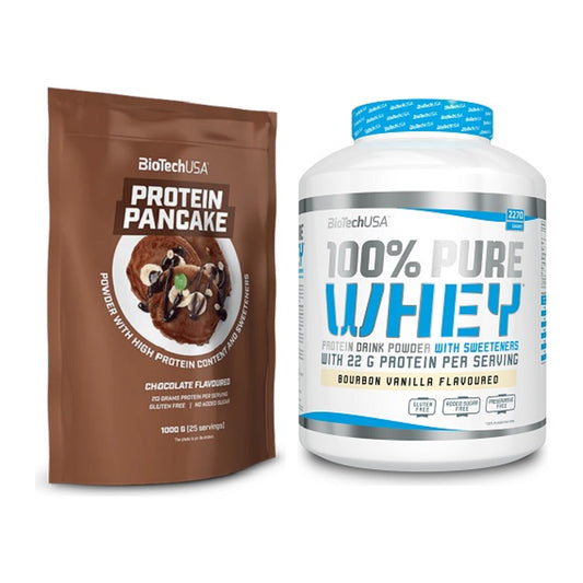 Protein-Frühstücks-Set: BioTech Protein + BioTech 100% Pure – alle enthaltenen Artikel