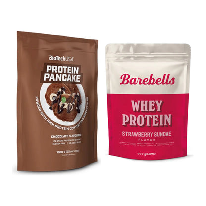 Protein-Frühstücks-Set: BioTech Protein + Barebells Whey – alle enthaltenen Artikel