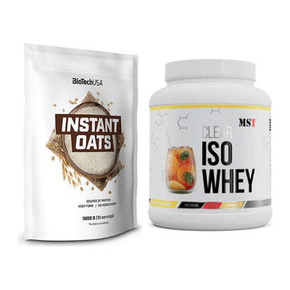 Protein-Frühstücks-Set: BioTech Instant Oats + MST Iso Clear – alle enthaltenen Artikel
