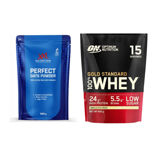 Protein-Frühstücks-Set: XXL Nutrition Perfect + ON Whey Gold Standard – alle enthaltenen Artikel