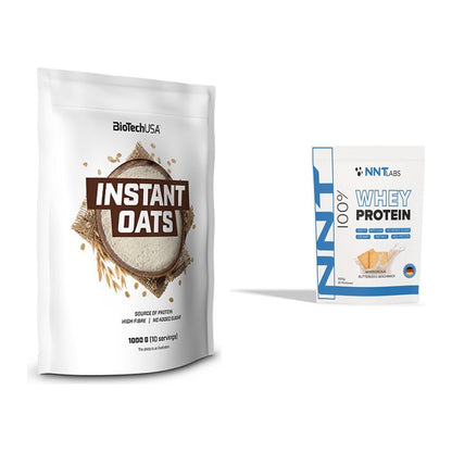 Protein-Frühstücks-Set: BioTech Instant Oats + NNT Whey – alle enthaltenen Artikel