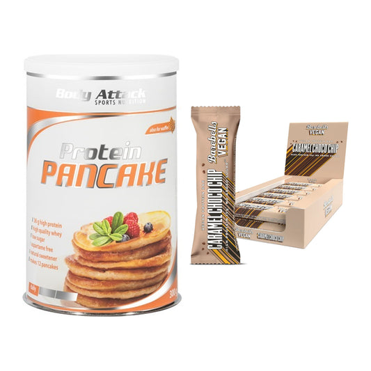Protein-Frühstücks-Set: Body Attack Protein + Barebells Vegan Bar – alle enthaltenen Artikel