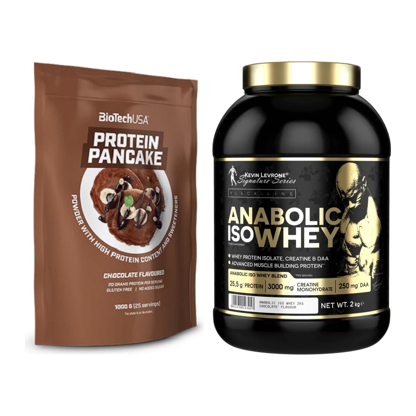 Protein-Frühstücks-Set: BioTech Protein + Kevin Levrone – alle enthaltenen Artikel