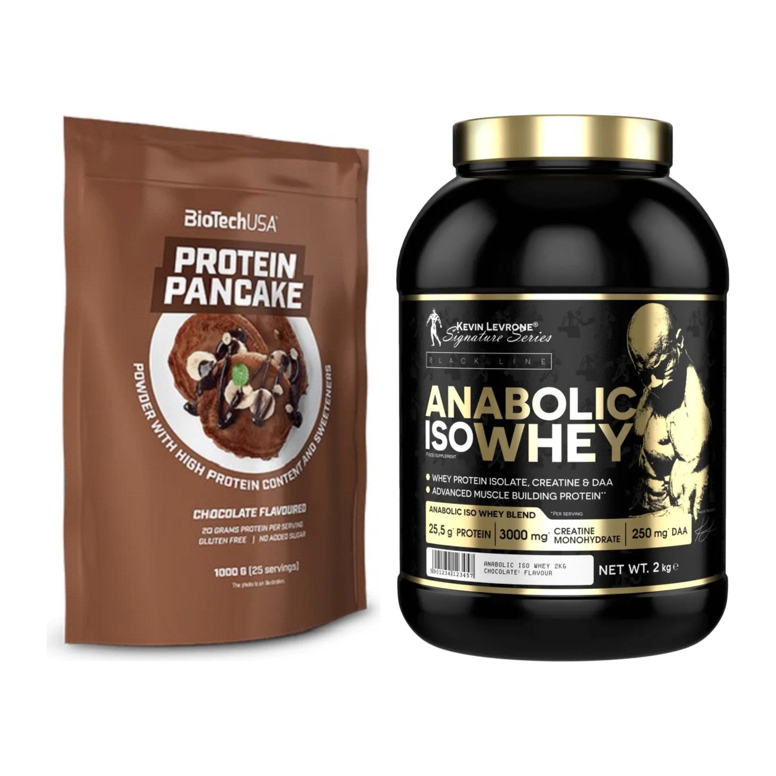 Protein-Frühstücks-Set: BioTech Protein + Kevin Levrone – alle enthaltenen Artikel