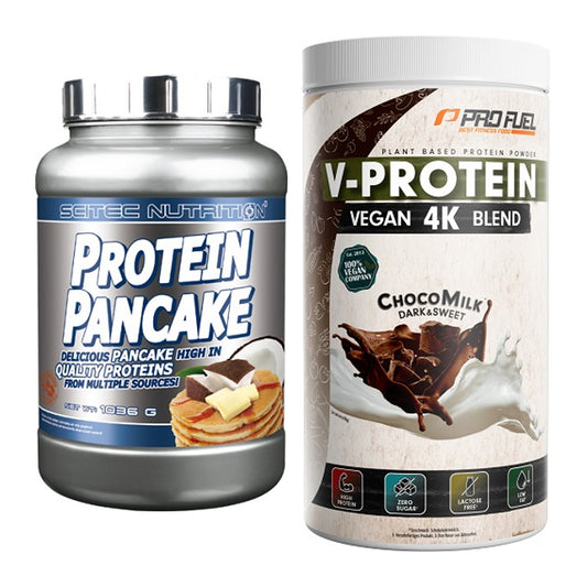 Protein-Frühstücks-Set: Scitec Protein + ProFuel V-PROTEIN – alle enthaltenen Artikel