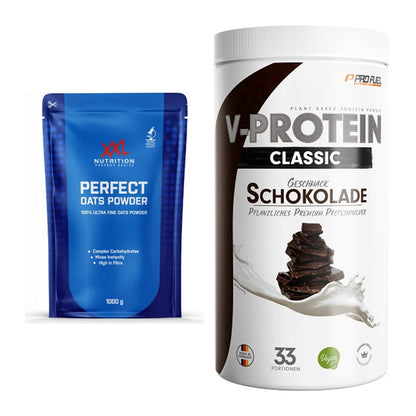 Protein-Frühstücks-Set: XXL Nutrition Perfect + ProFuel VEGAN PROTEIN – alle enthaltenen Artikel