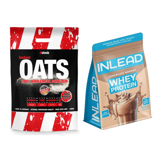 Protein-Frühstücks-Set: Sinob Instant Oats + INLEAD Whey Protein – alle enthaltenen Artikel