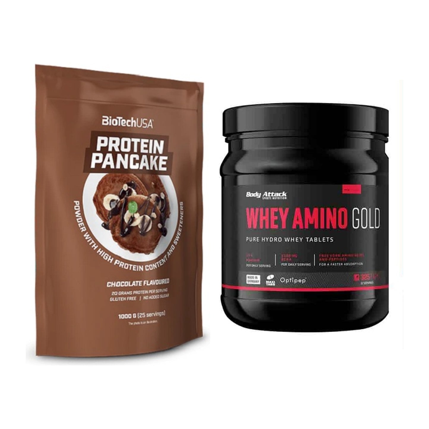 Protein-Frühstücks-Set: BioTech Protein + Body Attack Whey – alle enthaltenen Artikel