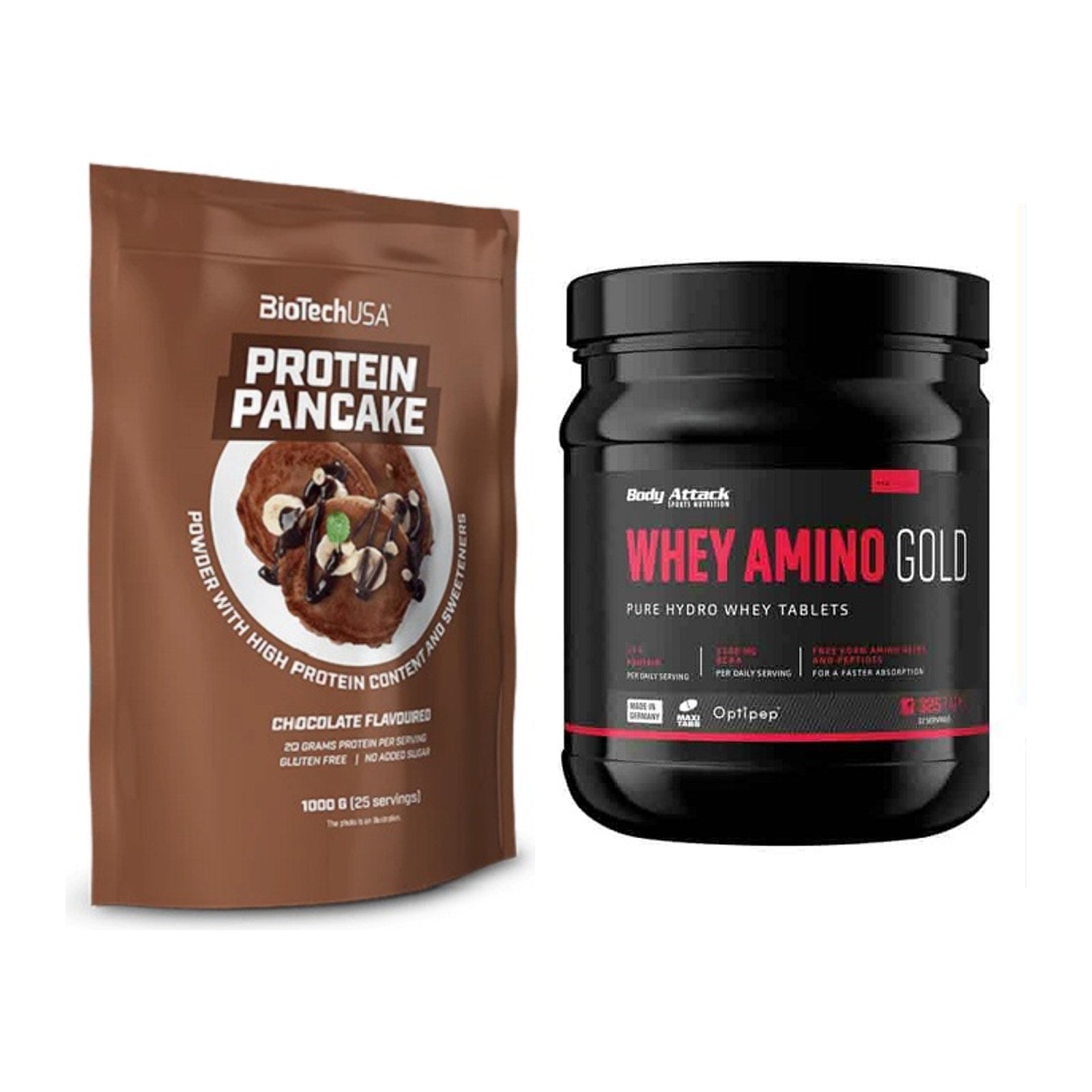 Protein-Frühstücks-Set: BioTech Protein + Body Attack Whey – alle enthaltenen Artikel