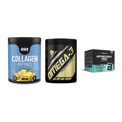 Gelenk-Set: ESN Collagen + Peak Omega-3 + BioTech Arthro – alle enthaltenen Artikel