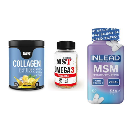 Gelenk-Set: ESN Collagen + MST Omega 3 + INLEAD MSM – alle enthaltenen Artikel