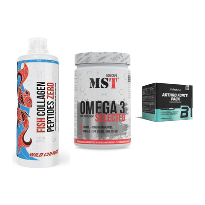Gelenk-Set: MST Fish Collagen + MST Omega 3 + BioTech Arthro – alle enthaltenen Artikel