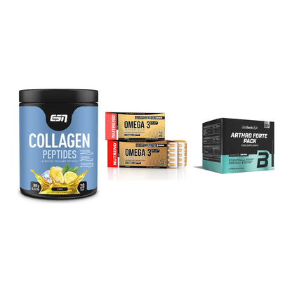 Gelenk-Set: ESN Collagen + Nutrend Omega 3 + BioTech Arthro – alle enthaltenen Artikel