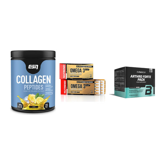 Gelenk-Set: ESN Collagen + Nutrend Omega 3 + BioTech Arthro – alle enthaltenen Artikel