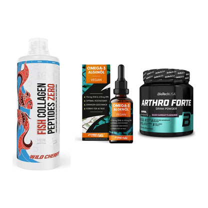 Gelenk-Set: MST Fish Collagen + ProFuel Omega 3 + BioTech Arthro – alle enthaltenen Artikel