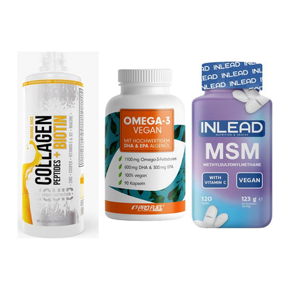 Gelenk-Set: MST Collagen + ProFuel Omega 3 + INLEAD MSM – alle enthaltenen Artikel