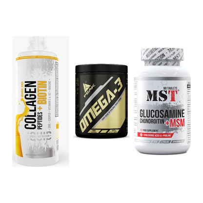 Gelenk-Set: MST Collagen + Peak Omega-3 + MST Glucosamine – alle enthaltenen Artikel