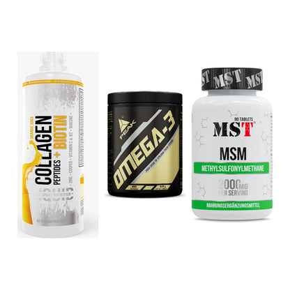 Gelenk-Set: MST Collagen + Peak Omega-3 + MST MSM 2000 / – alle enthaltenen Artikel