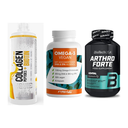 Gelenk-Set: MST Collagen + ProFuel Omega 3 + BioTech Arthro – alle enthaltenen Artikel